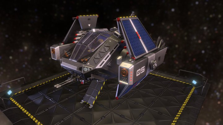 Tan Fighter 3D Model
