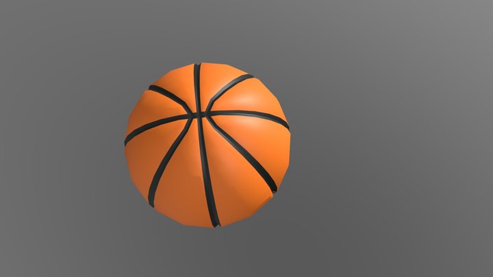 Basic Basketball 3D Model
