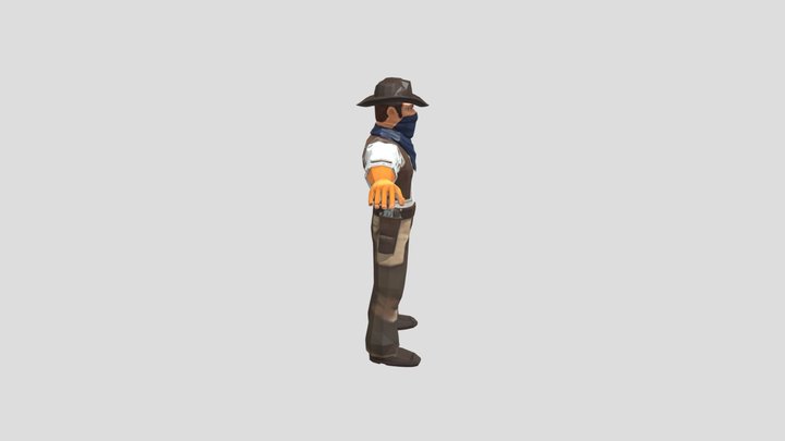 Cowboy bandit RDR2 3D Model
