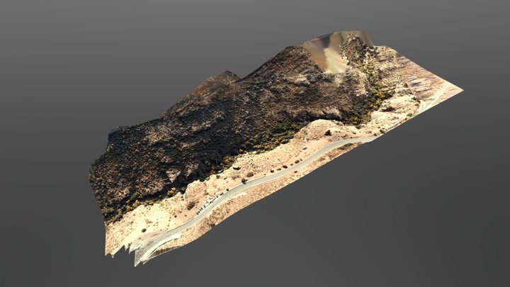 Quebrada del Ángel -  Cabildo, Chile 3D Model