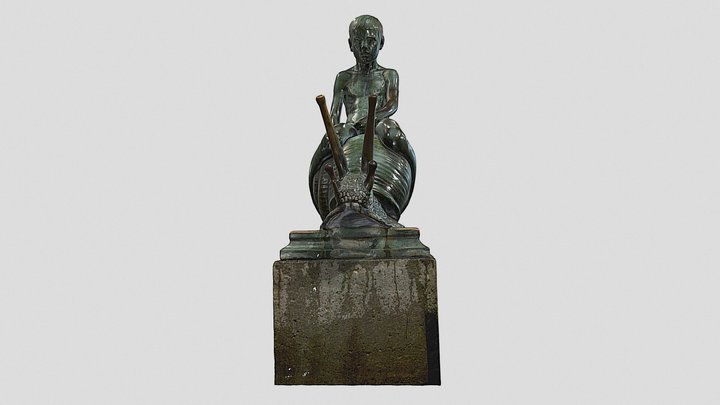 Taucher, Konrad: Schneckenreiterbrunnen, 1906 3D Model