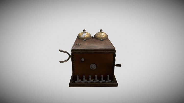 Teléfono de pared / Wall phone 3D Model
