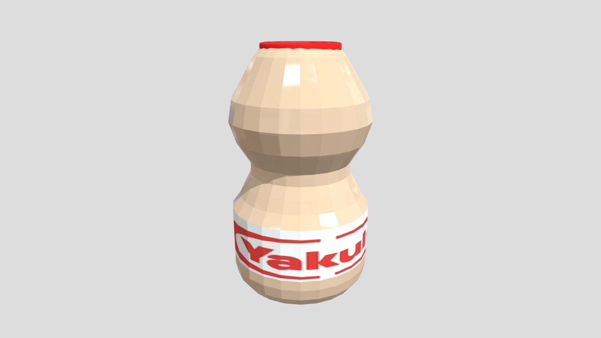 Botol Yakult - 3D Model By Purwanto1 [e9d54fa] - Sketchfab