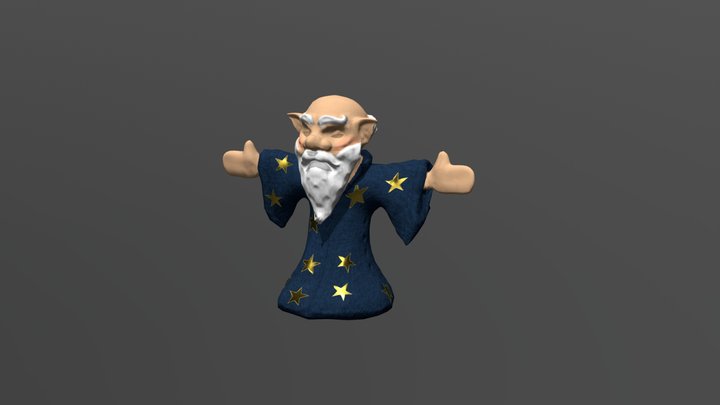 Merlin_ Form The KNight Guardian 3D Model