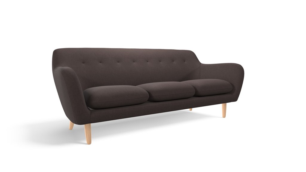Dylan 3 Seater Sofa, Marl Grey