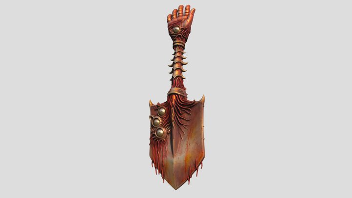 Eldritch Horror - Shovel 3D Model