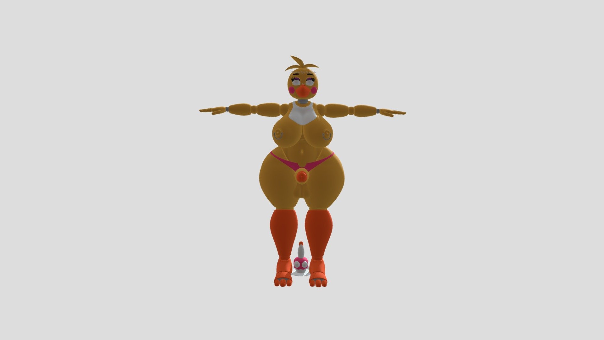 Toy Chica Runaboo - Download Free 3D model by dwall8611 (@dwall8611)  [e9d74a4]