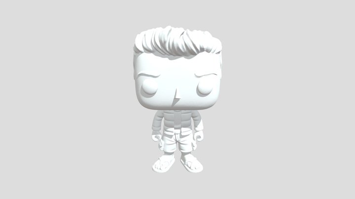 Figure in Casual Attire 3D Model