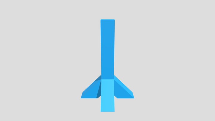 base tornillo de banco azul claro 3D Model