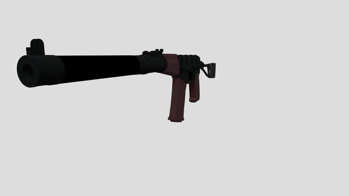 AS Val Assault Rifle 3D Model
