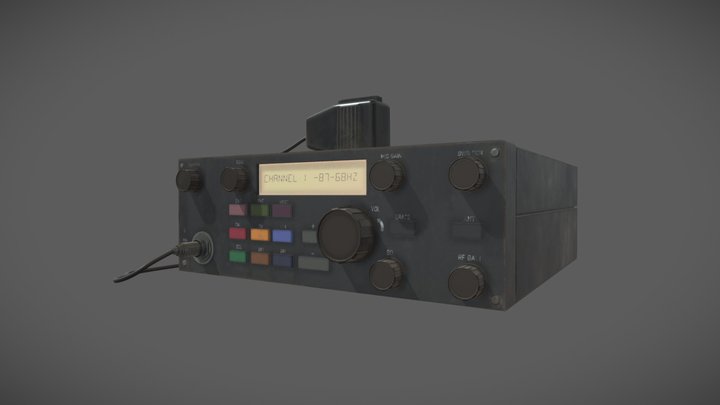 Bunker Radio Receiver 3D Model