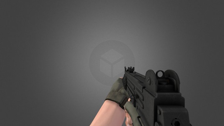 UZI  - FPS Weapon Animations Pack (v.1) 3D Model