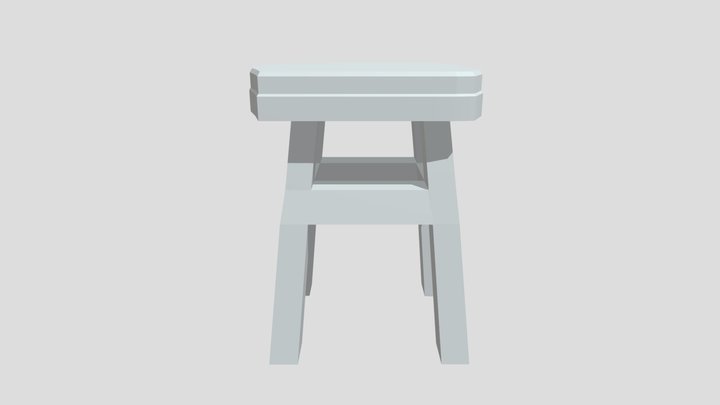 Small Stool 3D Model