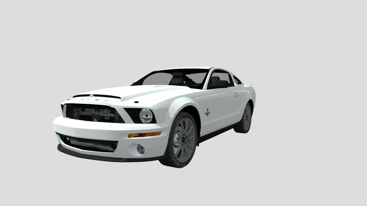 2008 Ford Mustang Shelby GT 3D Model