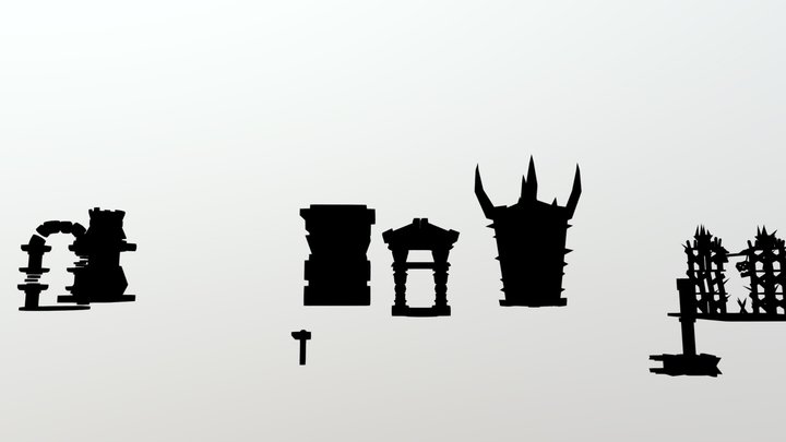 HM for silhouette 3D Model