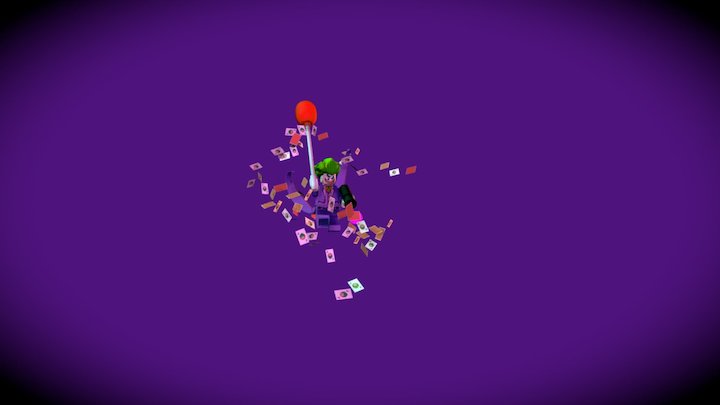 Lego Joker 3D Model