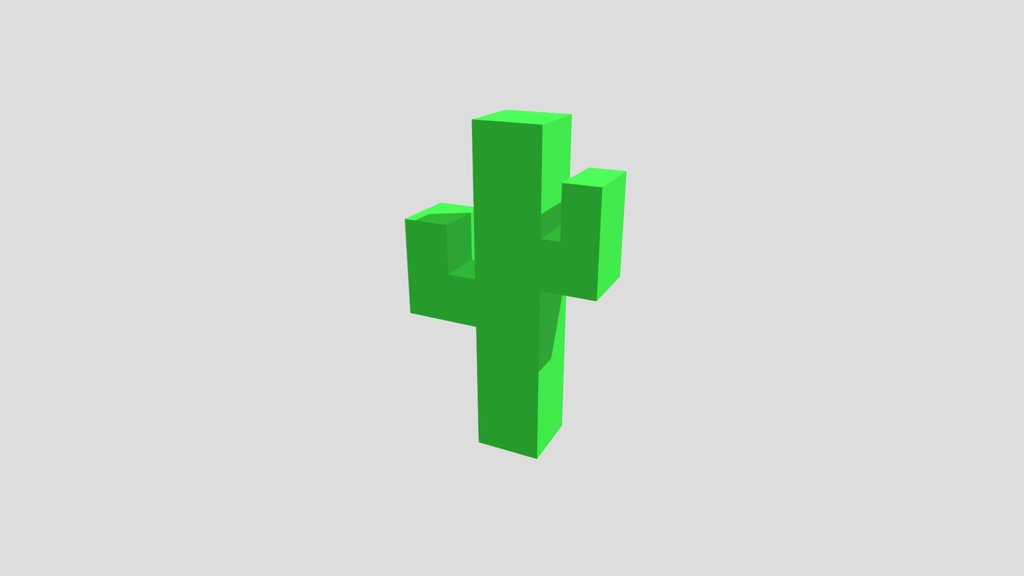 Cactus / Кактус (Low poly)