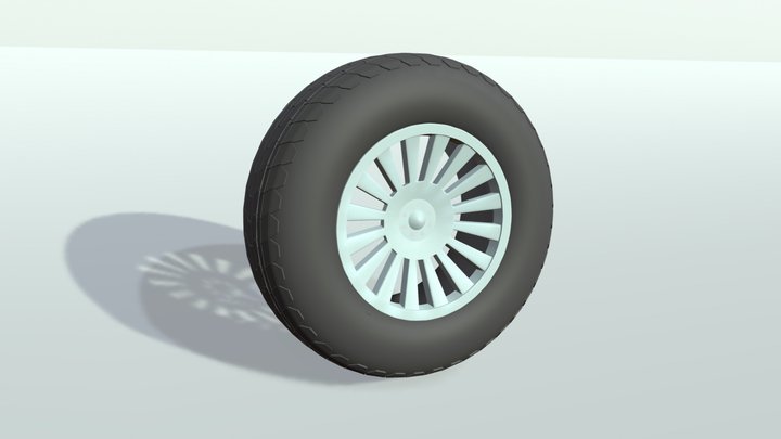 Tire_Treads_Wheel 3D Model
