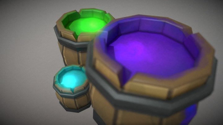 Barrels - Benjamin Mc Clelland 3D Model