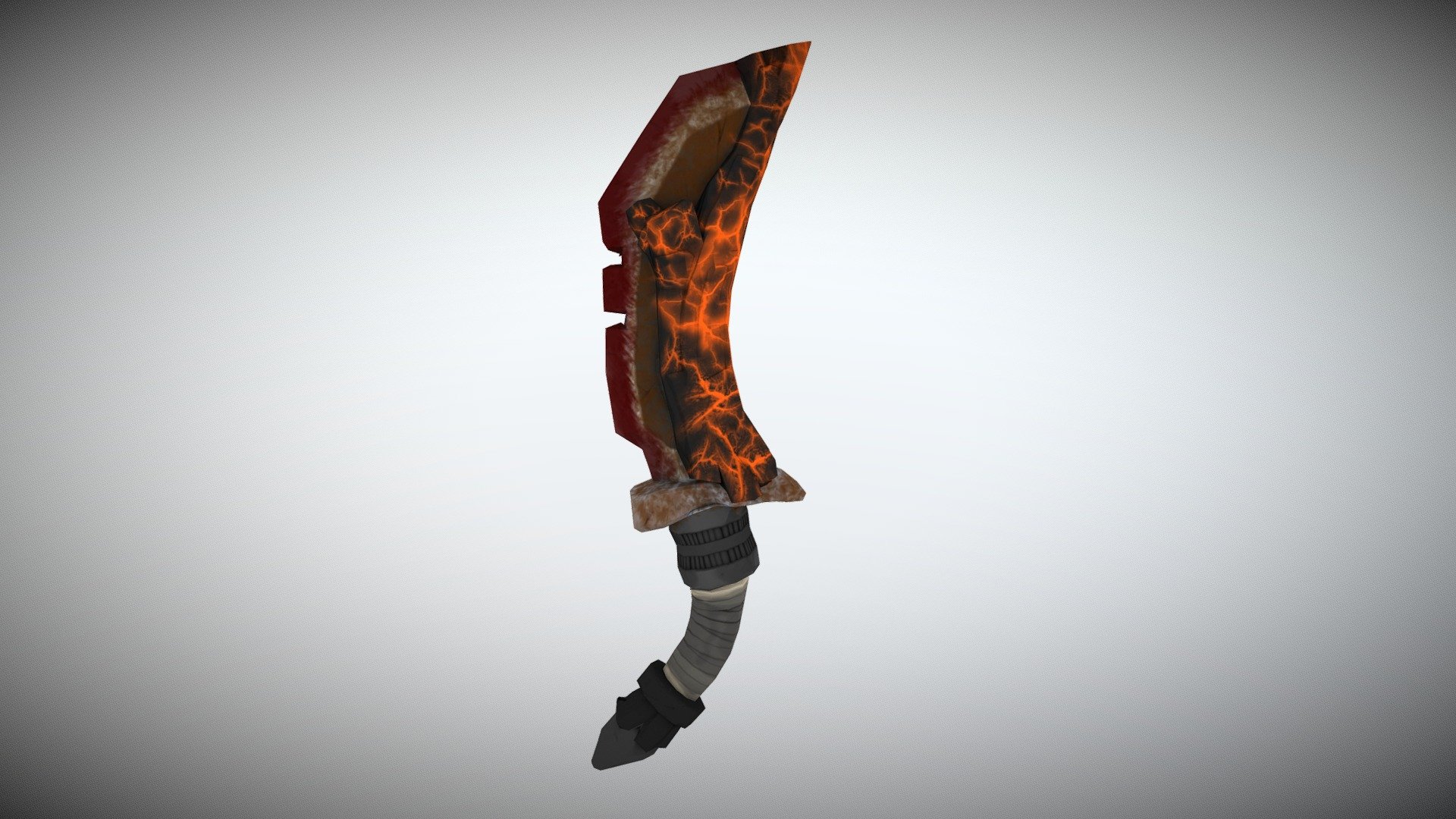 Dagger Completed 3D Paint
