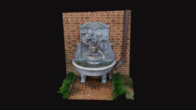 Garden Fountain 3D Model