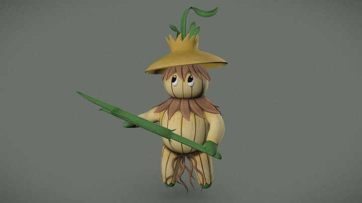 Onyo, The Onion Knight 3D Model