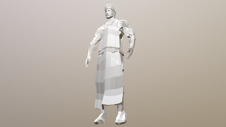 Our low-poly character : Dave 3D Model