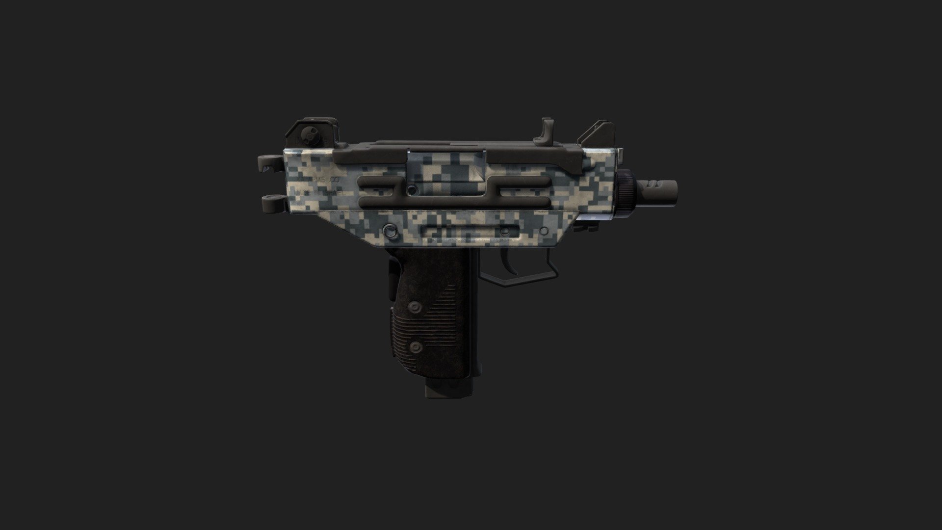 PUBG Snow Digital Micro Uzi