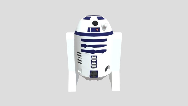 R2 D2 3D Model