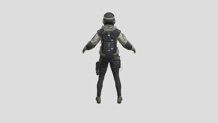 (R6) Elżbieta "Ela" Bosak 3D Model