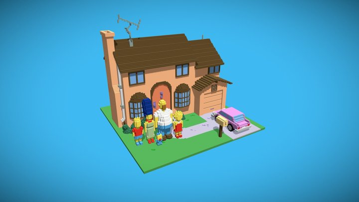 Simpsons House 3D Model