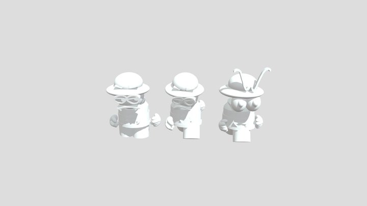 FNF DAVE AND BAMBI ,DISRUPTION BAMBI,OLD,RIPPLE 3D Model
