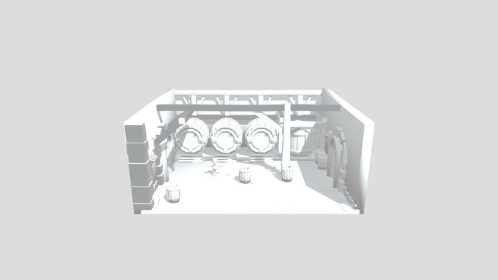 Luigis Mansion Level 3D Model