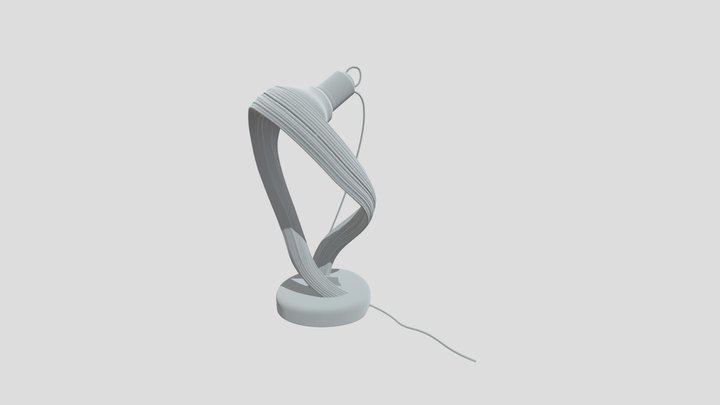 Looped Cable Lamp 3D Model