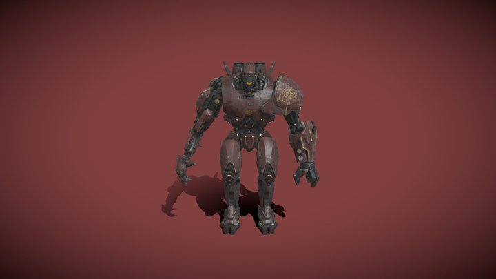 Crimson typhoon (Yes Rigged Bone) Pacific rim – Modello 3D gratuito STL