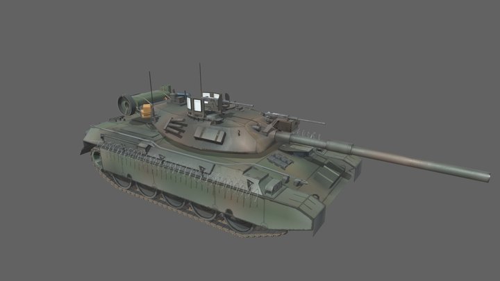 Type-74G Special Region Version 3D Model