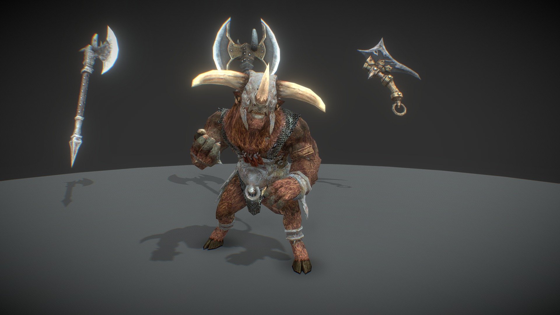 Fantasy Minotaur - Buy Royalty Free 3D model by P3D Academy ...