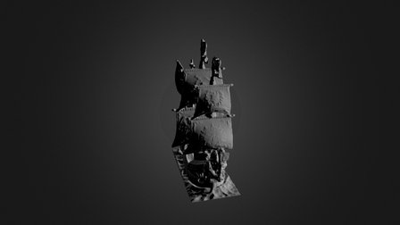 Statek skan 3D 3D Model