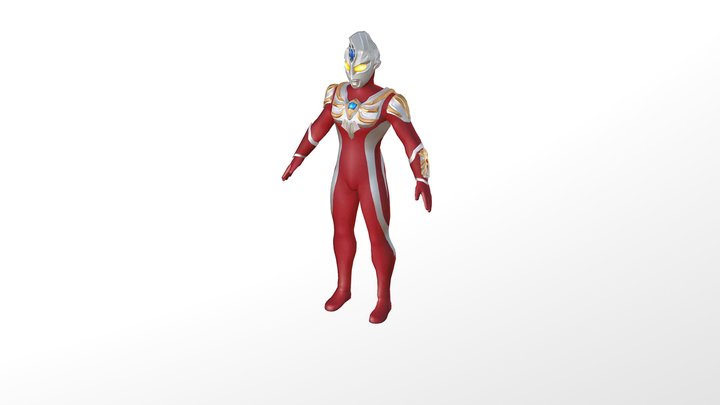 Ultraman Max 3D Model