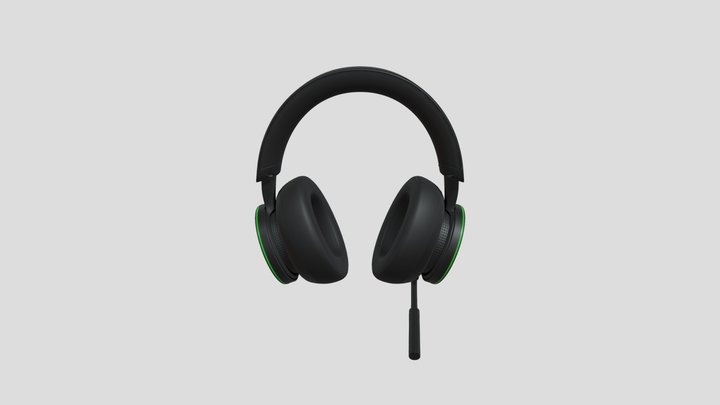 Xbox Wireless Headset 3D Model