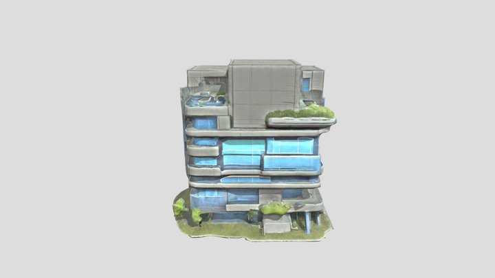 Research Tower 3D Model