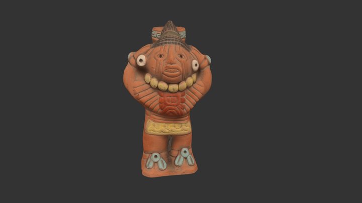 Aztec Figure 3D Model