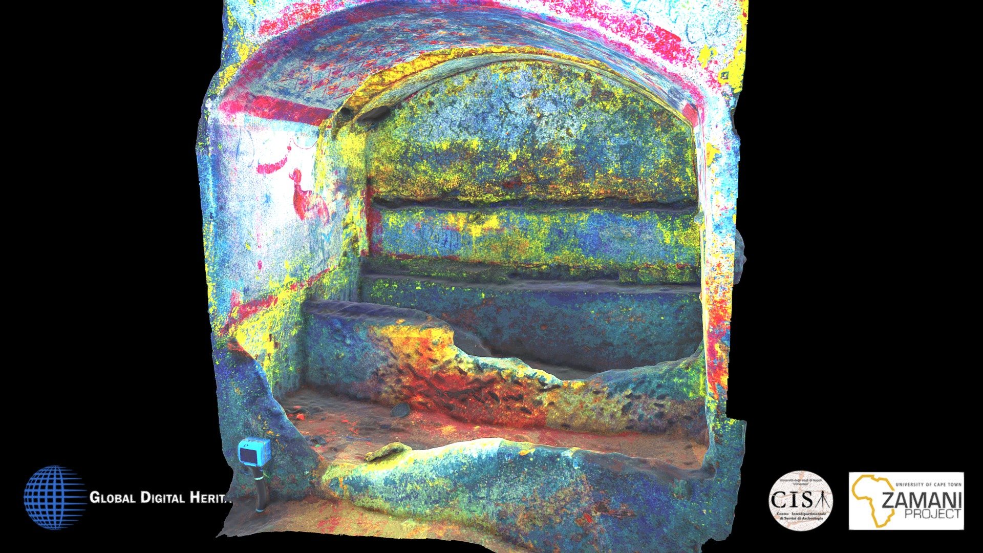 DStr. Catacombs of San Gennaro Duck Fresco