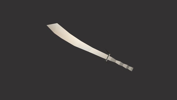 雕塑系三  10410322 許詠盛 斬頭大刀 3D Model