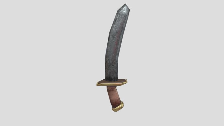 oriental-like sword 3D Model