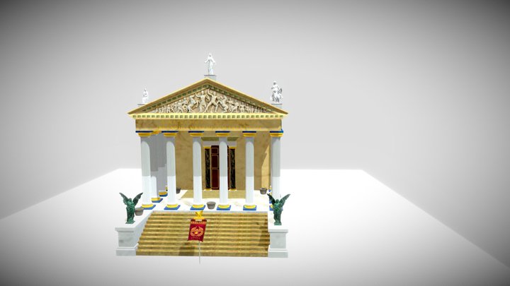 Templo Romano 3D Model