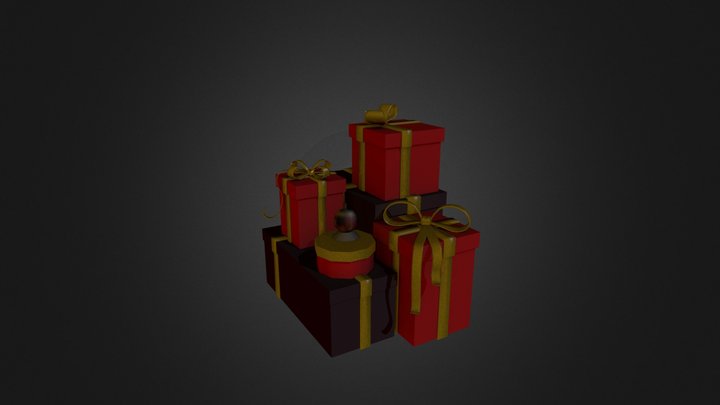 Pile of Gifts 3D Model