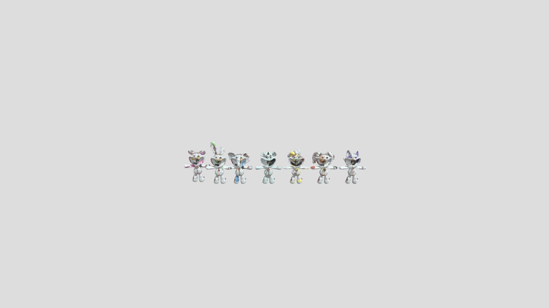 Poppy-playtime-chapter-3-smiling-critters-evil - Download Free 3D model ...