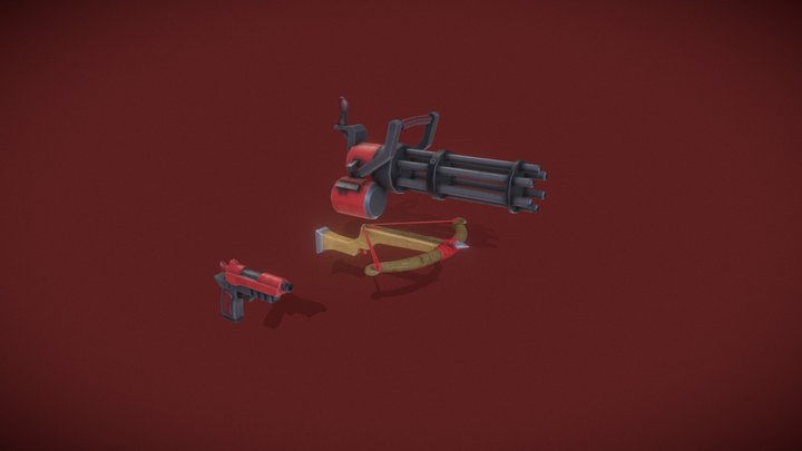 Minigun 3d Models Sketchfab