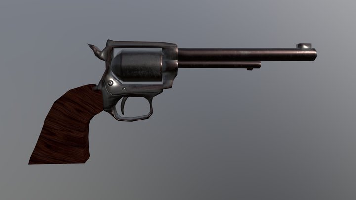 Revolver 3D Model
